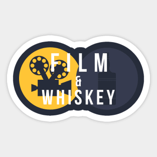 Film & Whiskey Logo Sticker